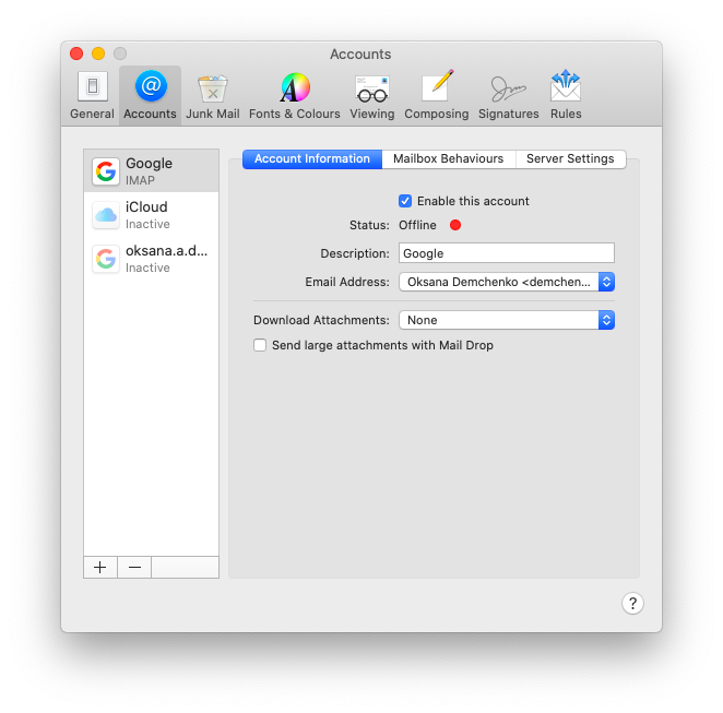 Very slow email download mac high sierra
